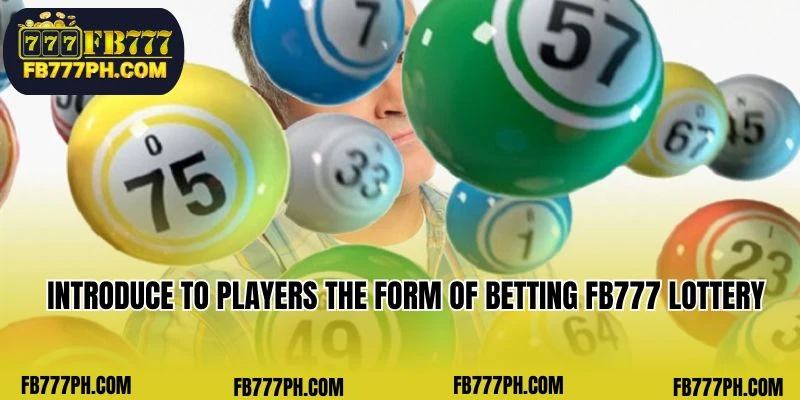 Introducing members to the innovative format of FB777 Lottery betting.